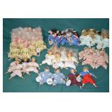 Lg Lot Numerous New 7" Porcelain Dolls