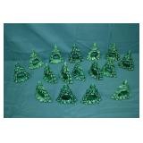16pcs 3" Ceramic Christmas Tree Napkin Holders