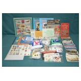 Collection of Postage Stamps & Stamp Books