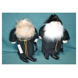 2 Xavier Roberts Soft Sculpture Wizard 16" Dolls