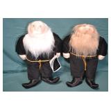 2 Xavier Roberts Soft Sculpture Wizard 16" Dolls