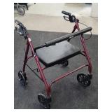 Go/Lite Wide Adj Height Stand/Sit Mobility Walker