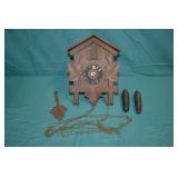 Antique 10" German Cuckoo Clock