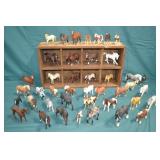 Lg Lot Numerous Toy Horses