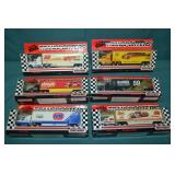 6pcs Matchbox Diecast Super Star Transporters