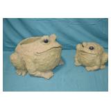 Toad Hollow 14" Planter & 8" Side Statue