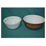 2pcs Pyrex Mixing Bowls