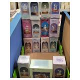 15pc Precious Moments Mini Pewter Figs in Boxes