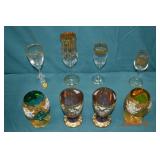 Vintage Bohemian & Other Barware Glasses