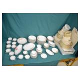 71pcs Noritake Azalea Bone China Dishes