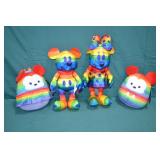 4 Disney Mickey & Minnie Rainbow Pride Plush