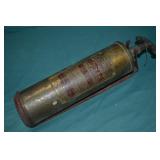 Antique Quick Aid Pump Style Fire Extinguisher