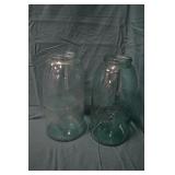 2 Ball Mason 1/2 Gallon Aqua Blue Canning Jars