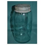 1900s Swayzee Improved Mason Quart Canning Jar
