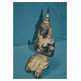 10" Thai Teppanom Bronze Statue Guardian Angel