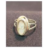 Sarah Coventry Sterling Silver Cameo Ring