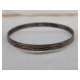 Cunill Barcelona Sterling Silver Bangle Bracelet