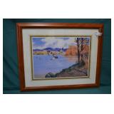 25"x30" Fred Groves In Flight II Framed Duck Print