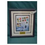 1960s Celebrate the Cetury Stamps Framed