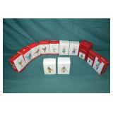 Hallmark 12 Days of Christmas Ornament Set in Boxs
