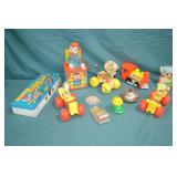 Lot Various Fisher Price & Other Vintage Toys