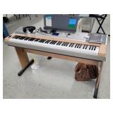 Yamaha YPG-635 Electric Keyboard on Stand