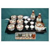 20pc Genuine Japanese Kutani Sake Service