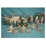 Lot 19pcs Various Boyds Bear Figures