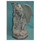 Clayre-Eef Kneeling Angel Torchiere Candle Holder