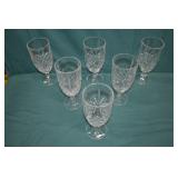6 Irish Godinger Dublin 8" Shannon Crystal Goblets