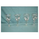 4pcs Artland Snowman 8" Watre Goblets