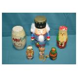 Lot Various Russion Style Nesting Doll Sets