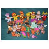 Lot Numerous Russ Original Troll Dolls