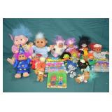 Lot Numerous Russ Original Troll Dolls