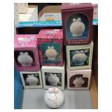 8pcs Precious Moments Masterpiece Ornaments