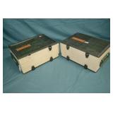 2pcs 16" Rebel Excalibur III Fishing Tackle Boxes