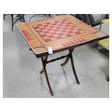 27" Square Wood Folding Gaming & Card Table