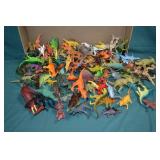 Large Lot Numerous Dinosaur Figures