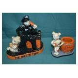 Ynkee Candle Partys Over & Booze Hound Fig Holders