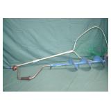 Fishing Net and Manual Ice Auger