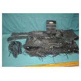 2 Pair Leather Motorcycle Chaps And More