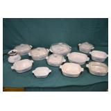 11pcs Various Corningware Cornflower Baking Dishes