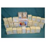 Lg Lot Cherrished Teddies Figures in Boxes
