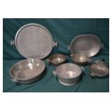 8pcs Vintage Guardian Alumiware Cookware