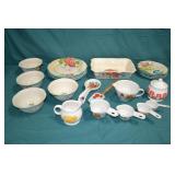 21pcs Pioneer Woman Stoneware & Accessories