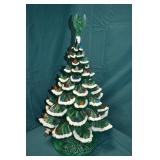 20" Lighted Ceramic Christmas Tree