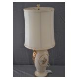 Mid Century Floral Urn 25" Table lamp