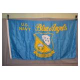 US Navy Blue Angels Nylon Flag 3x5