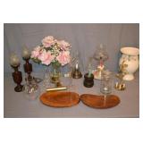 Lot Vases, Candle Holders, and More Deco items