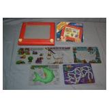 Original Early Model Etch-A Sketch Drawing Toy